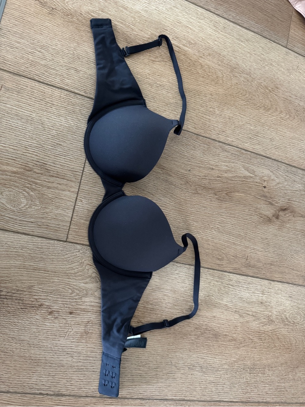 SKIMS Black Padded Underwire Bra